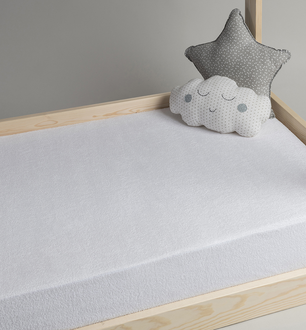 Breathable Terry Towelling cot mattress protector