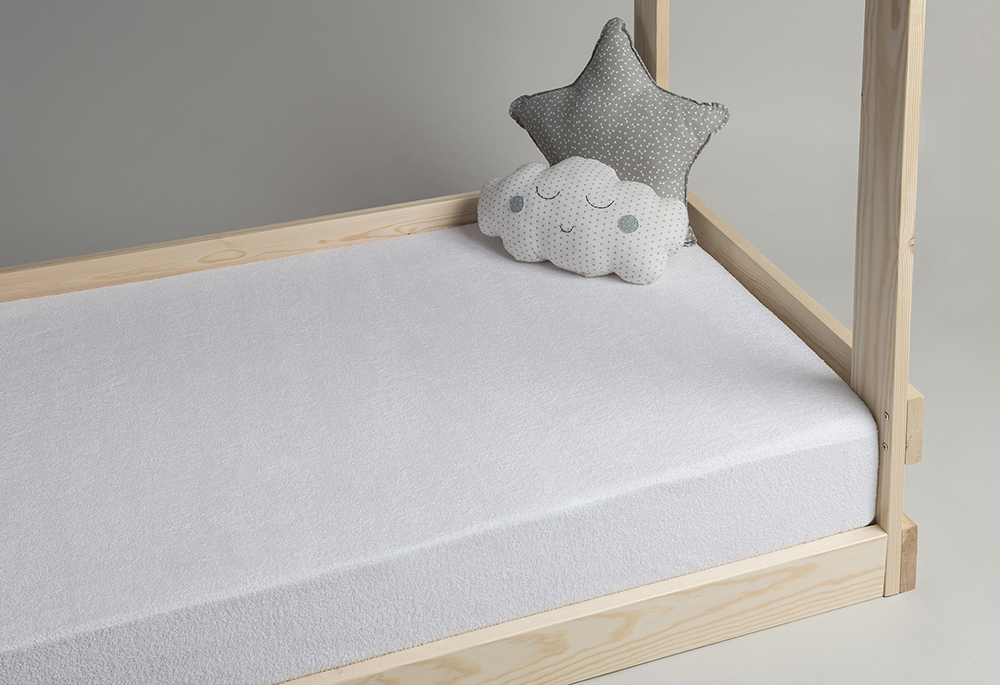 Protector de colchón para cuna, impermeable y sin ruido, agradable a la  piel, transpirable y lavable a máquina, 100% absorbente, protector de  colchón