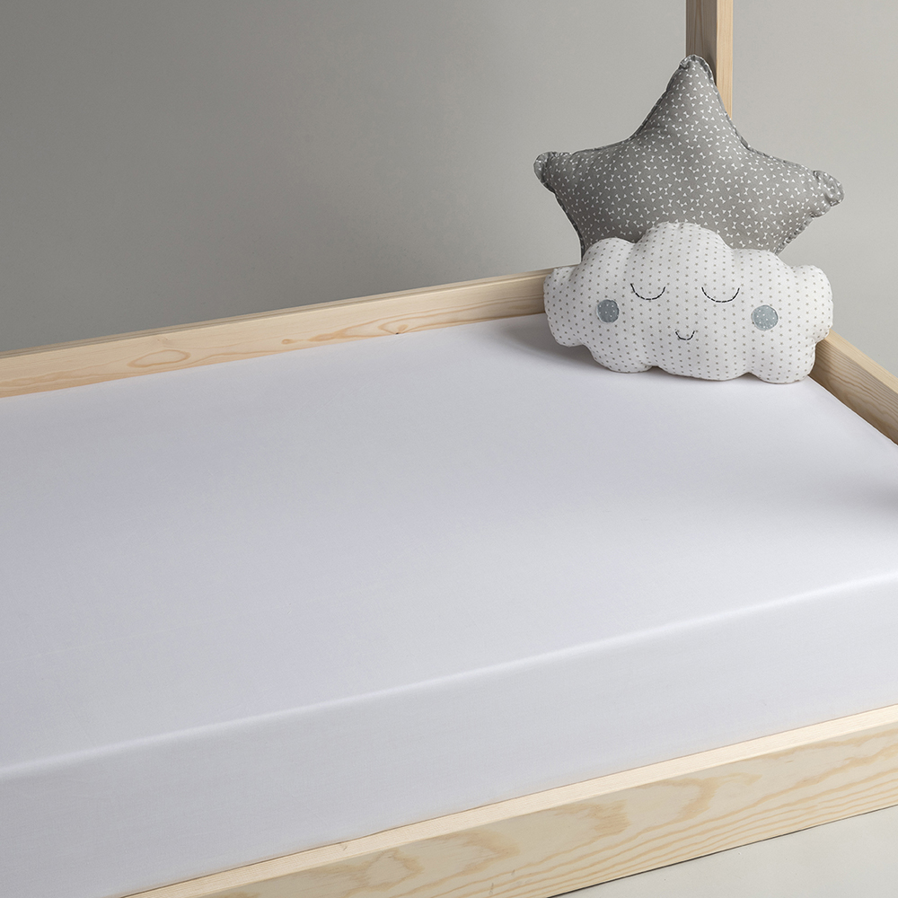 Anti-dust mite cot fitted sheet