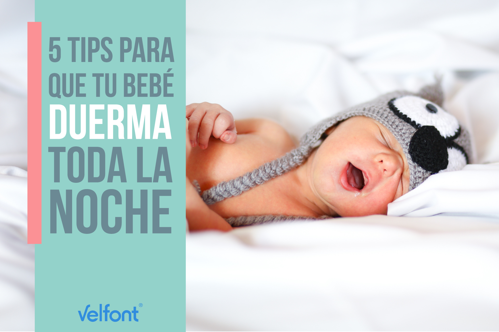 5 tips para que tu bebé duerma toda la noche
