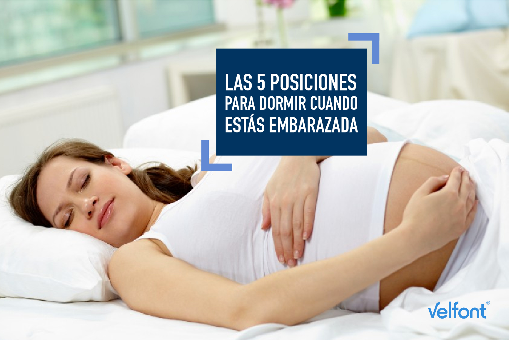 Las 5 posiciones para dormir cuando estás embarazada
